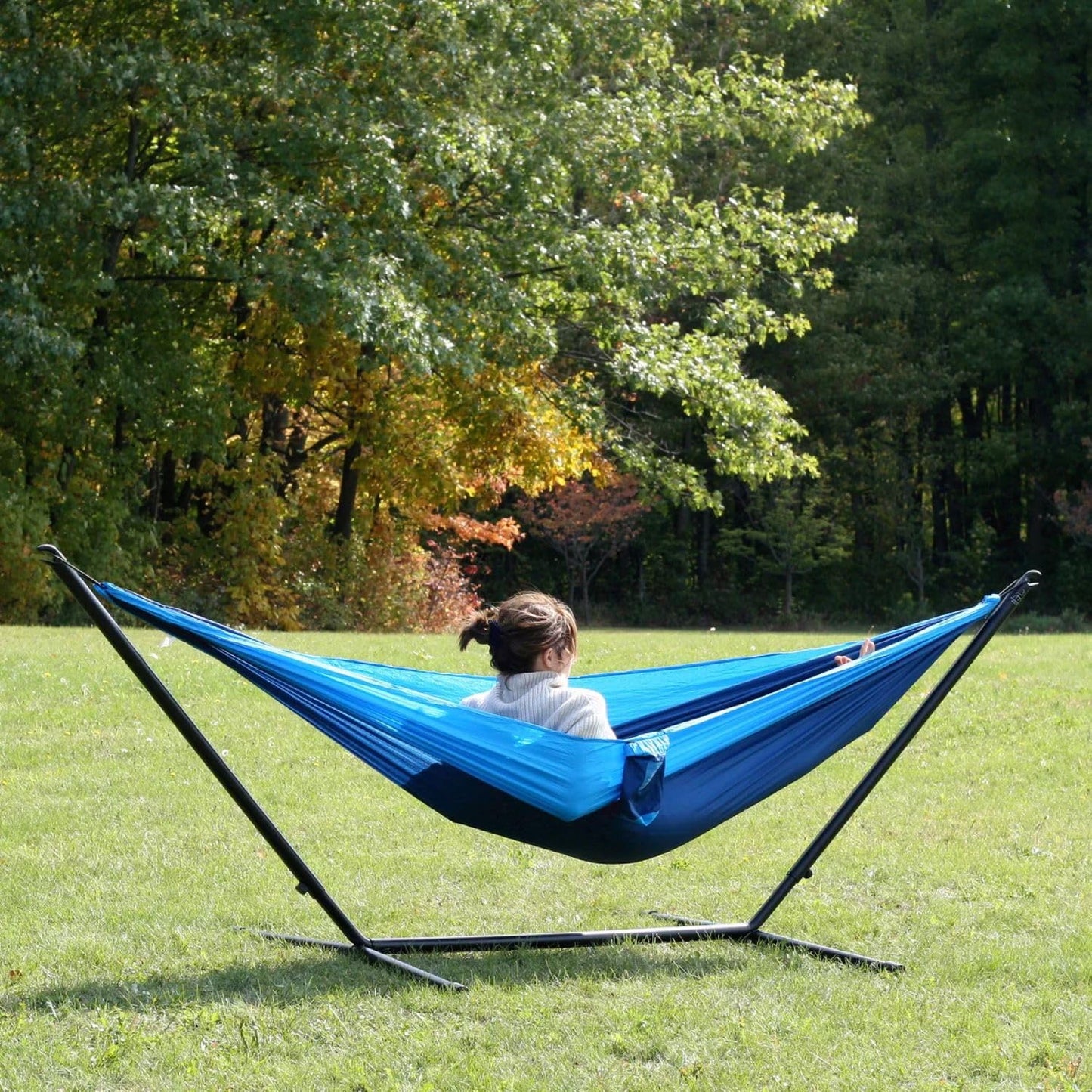 Steel Hammock Stand - 11' - Black