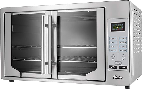 NEW w/ Dent - Costco - Oster Digital French Door Countertop Oven - Retail $139