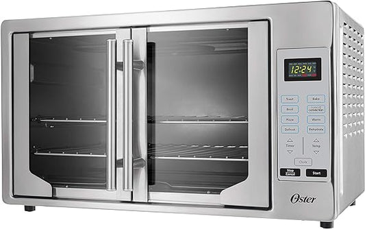 NEW w/ Dent - Costco - Oster Digital French Door Countertop Oven - Retail $139