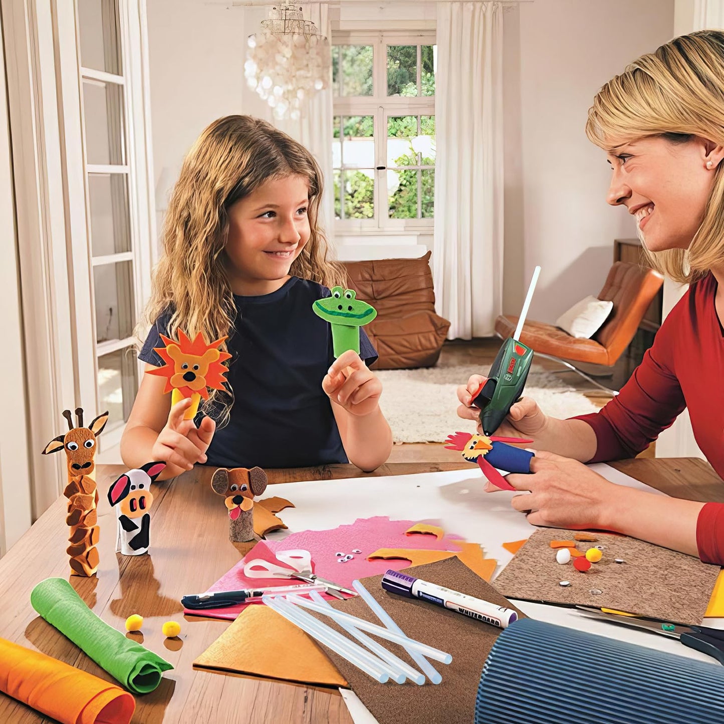 Mini Hot Glue Sticks Bulk, Clear Glue Gun Sticks for Metal, Wood, Glass, Crafts and School Projects, Bond (90 Pieces 8 x 0.25 Inch)