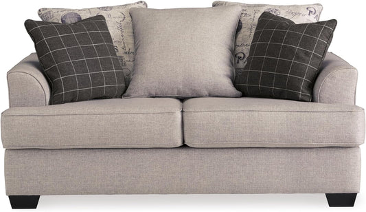 NEW - Signature Design by Ashley Velletri Chenille Stylish Loveseat, Beige - Retail $764