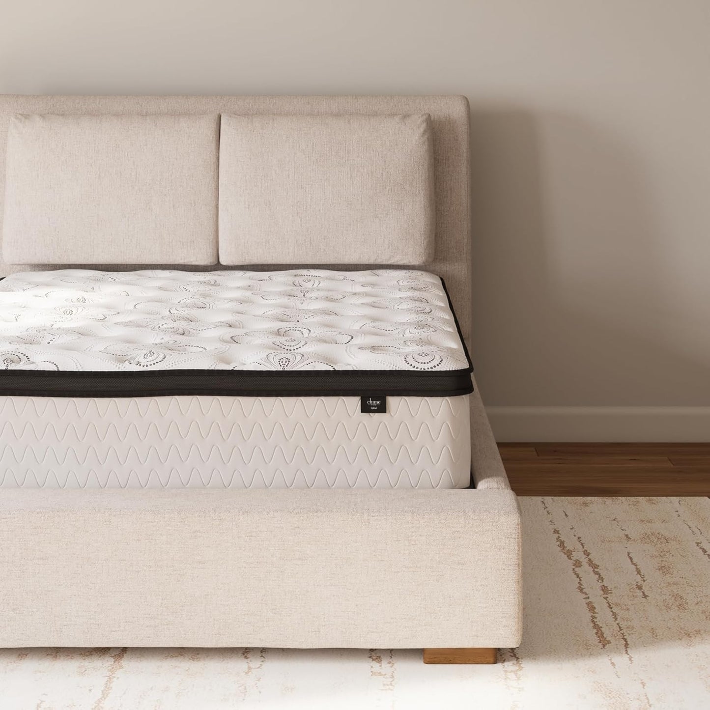 NEW - Signature Design FULL 12 in by Ashley Chime Medium Firm Hybrid Mattress with Cooling Gel Memory Foam