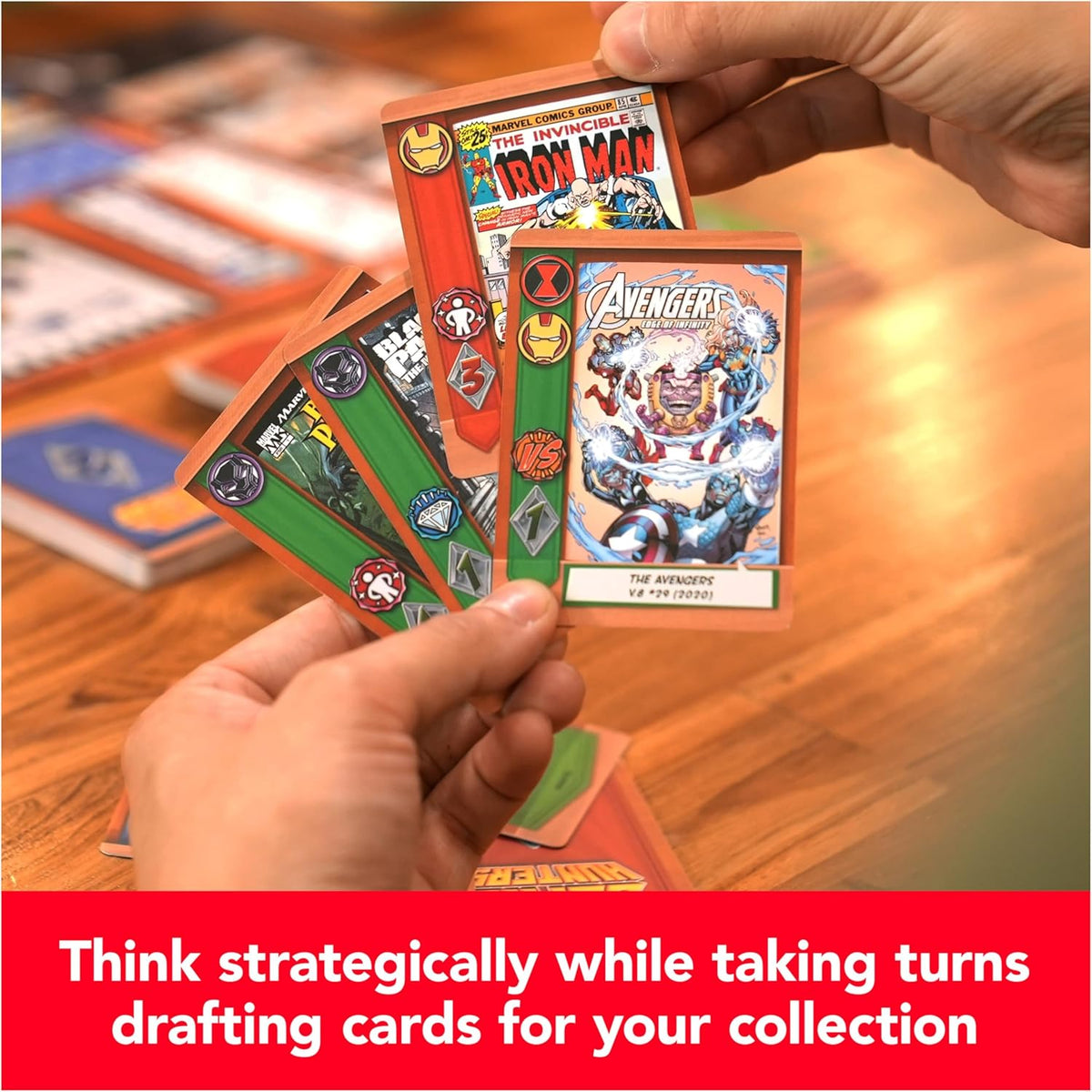 Spin Master Games, Marvel Comic Hunters, Comic Collecting Strategy Card Game for Fans of Marvel Rivals & Action Movies, 1-4 Players, for Ages 14 & Up
