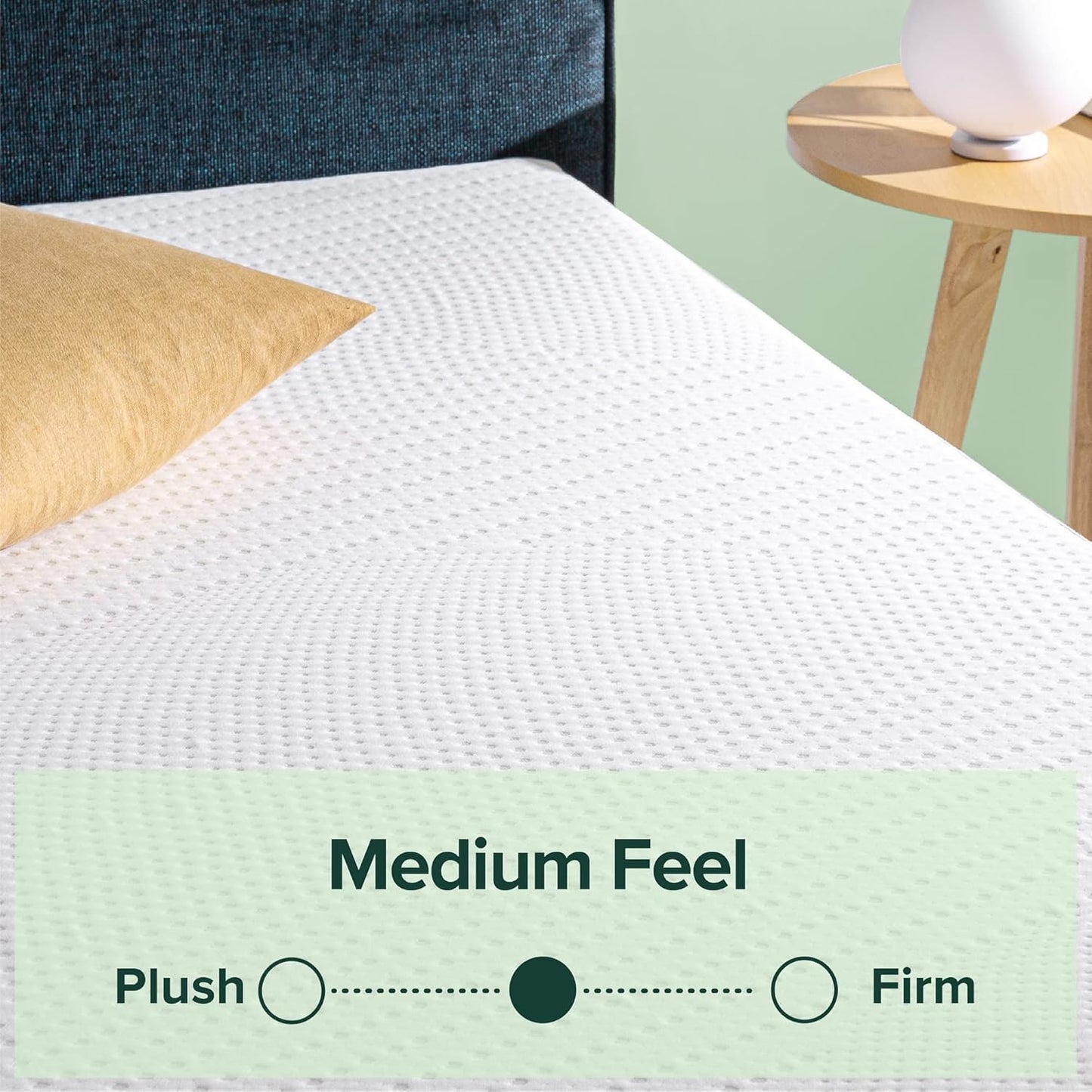NEW- ZINUS FULL 12 in Cooling Essential Memory Foam Mattress, Full, White - Retail $295