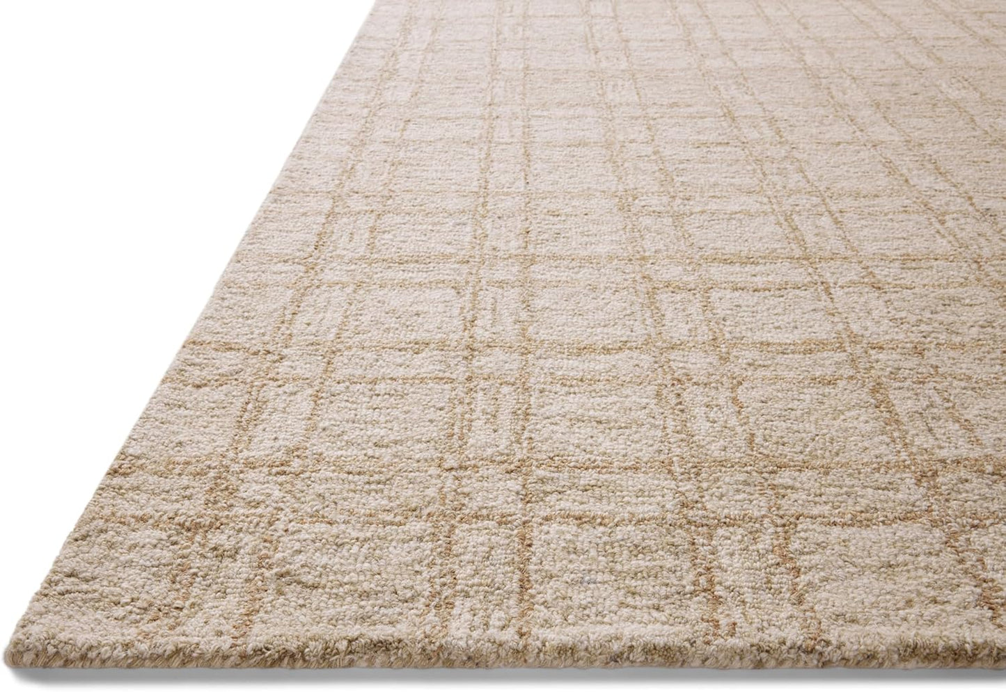 Loloi Chris Loves Julia Polly Collection POL-10 Khaki/Sand 9'-3" x 13'-0" Accent Rug - Retail $640