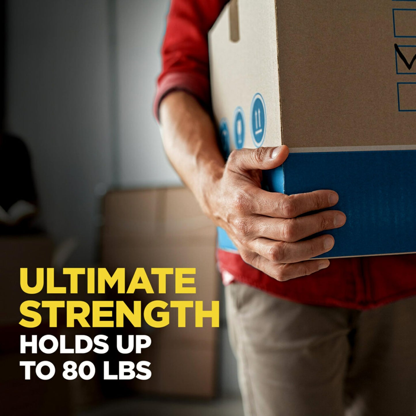 Scotch Heavy Duty Packing Tape, 4 Tape Rolls