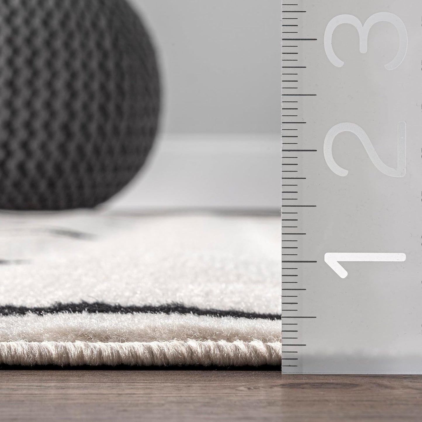 nuLOOM Romina Diamond Stripes Area Rug, 8x10, Grey - Retail $99