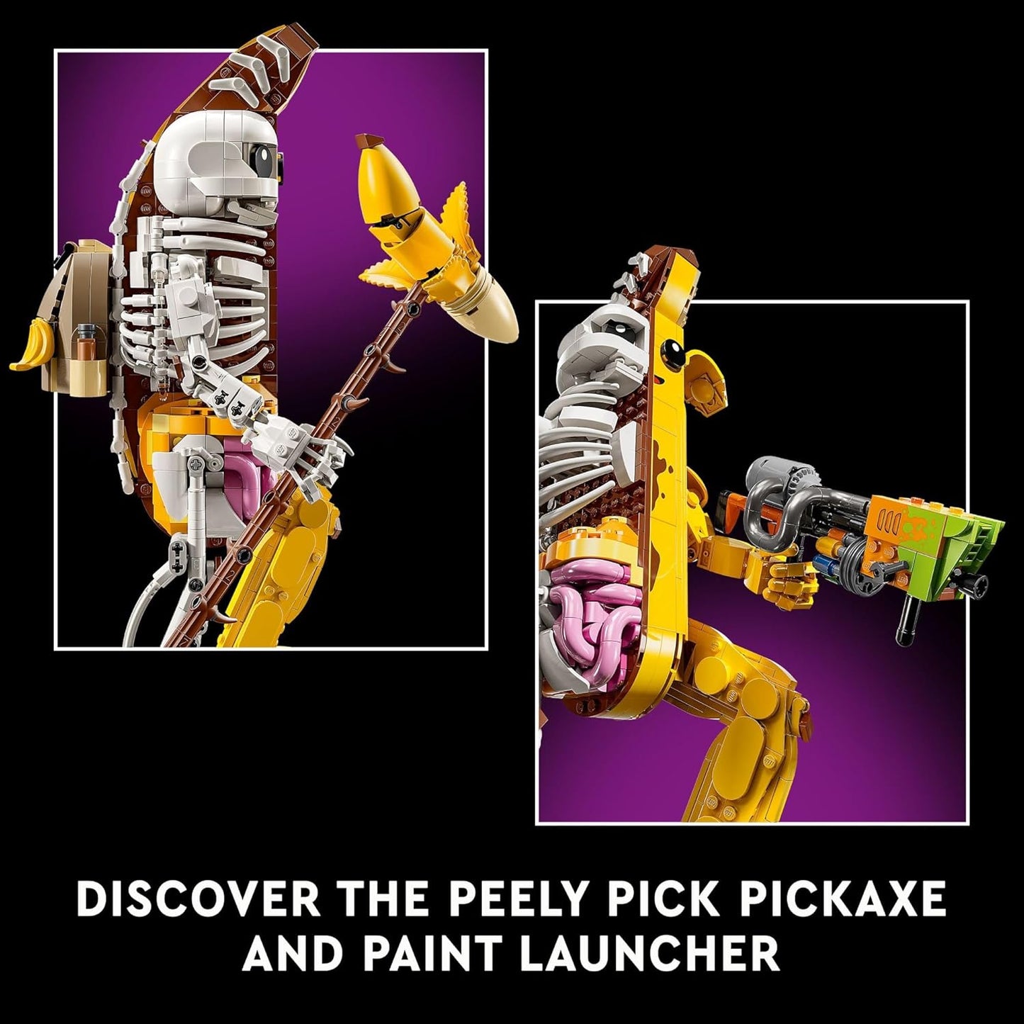 LEGO Fortnite Peely Bone - Collectible Fortnite DIY Kit for Adults, Ages 18+ - Building Set for Home Decor, Office or Bedroom - Gift Idea for Fans of Video Game - 77072