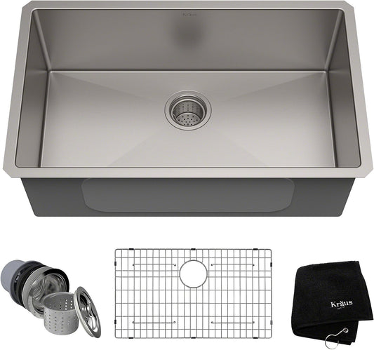 NEW - Kraus KHU100-30 Kitchen Sink, 30 Inch, Stainless Steel - Retail $289