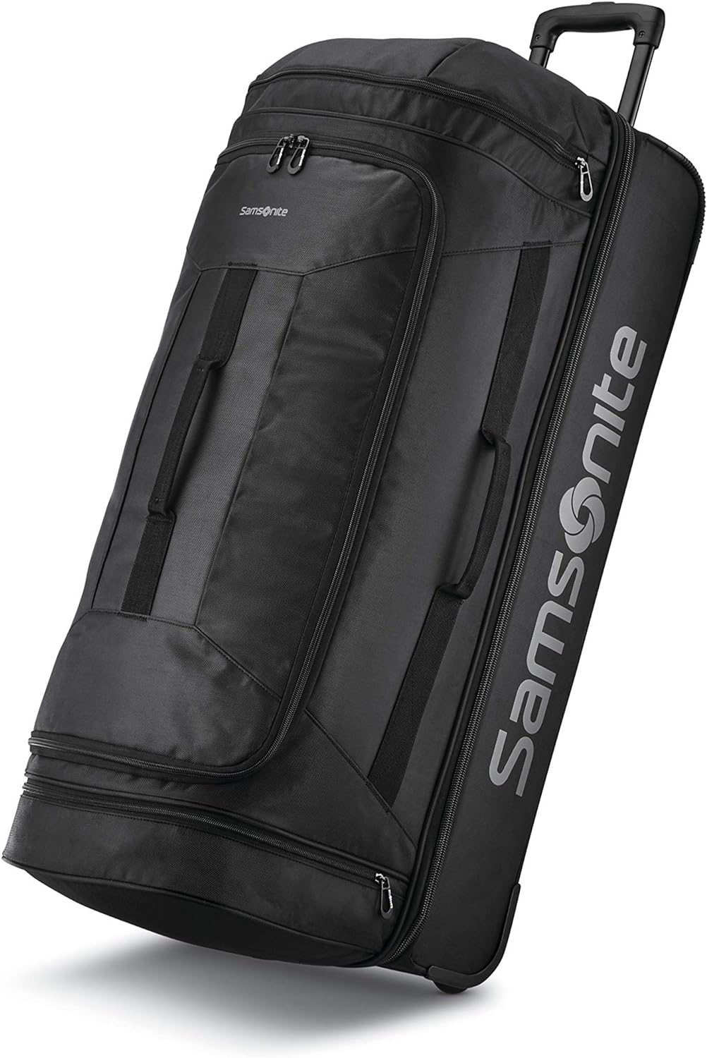 NEW - Samsonite Andante 2 Wheeled Rolling Duffel Bag, All Black, 32-Inch - Retail $105