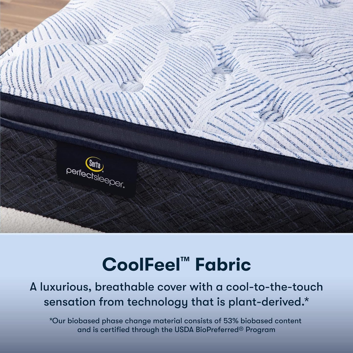 NEW - Serta Perfect Sleeper Enhanced 14.5 Inch KING Mattress - Plush Pillow Top, Cooling Gel Memory Foam, Pocket Innersprings for Motion Isolation, Edge Support, CertiPUR-US Certified - Nurture Night - Retail $1249