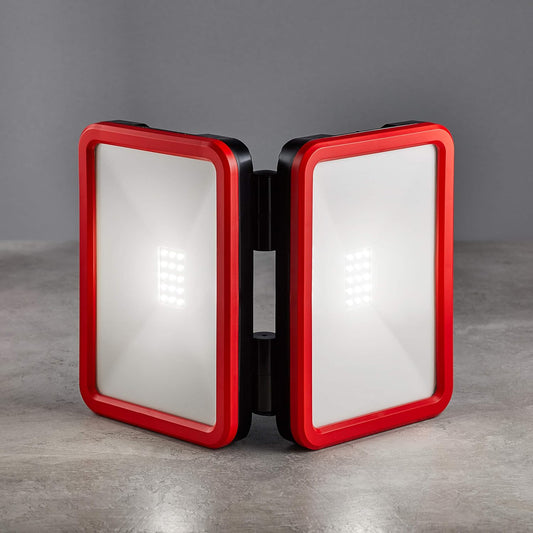 NEW - AmazonCommercial 2000LM, Foldable LED Work Light, 120V, 20W, 5000K, Daylight - Retail 36