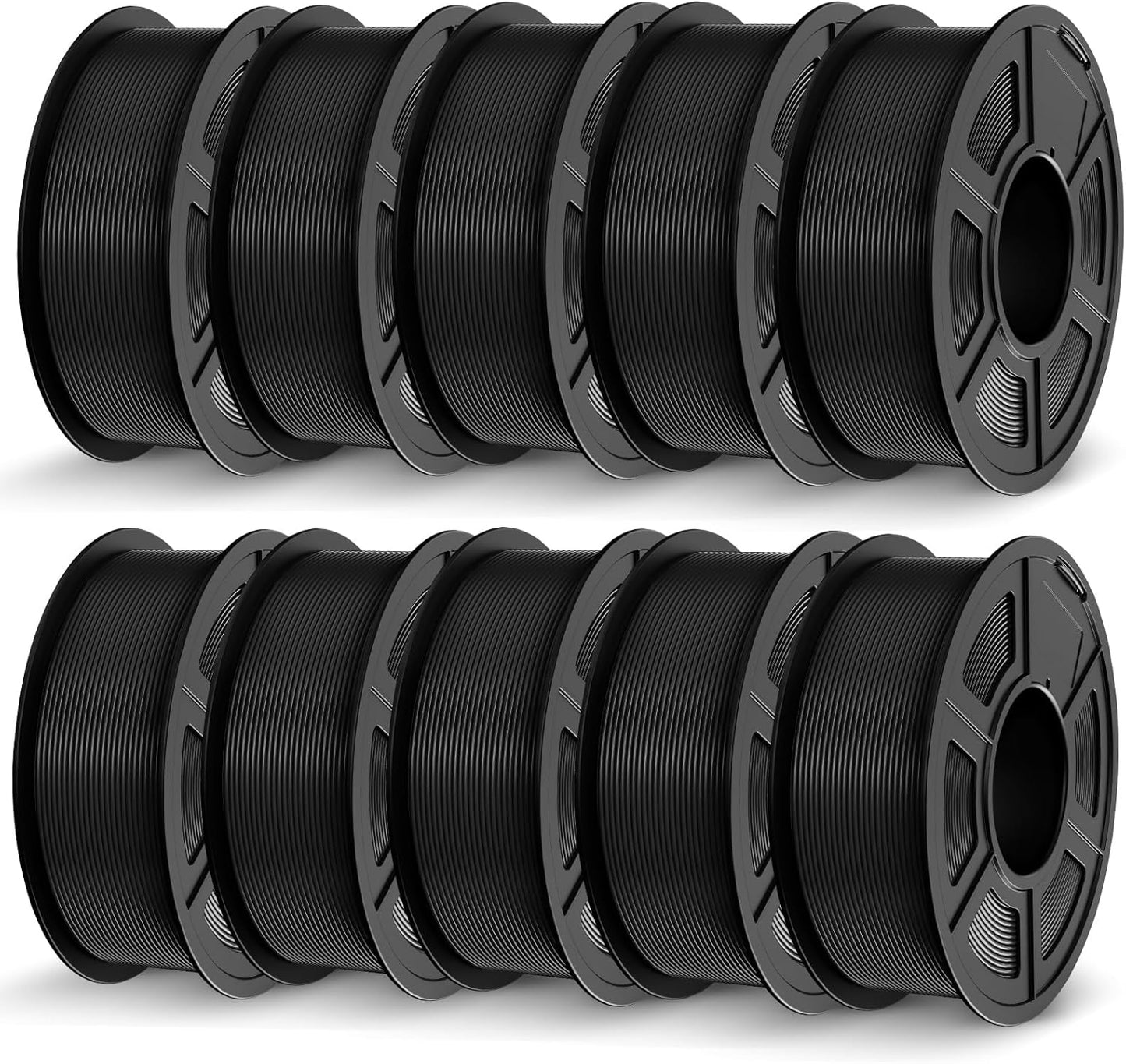 JAYO PETG Filament 1.75mm Bundle 11KG, Strong Toughness PETG 3D Printer Filament, Dimensional Accuracy +/- 0.02 mm, Fits for Most FDM 3D Printers (Black)