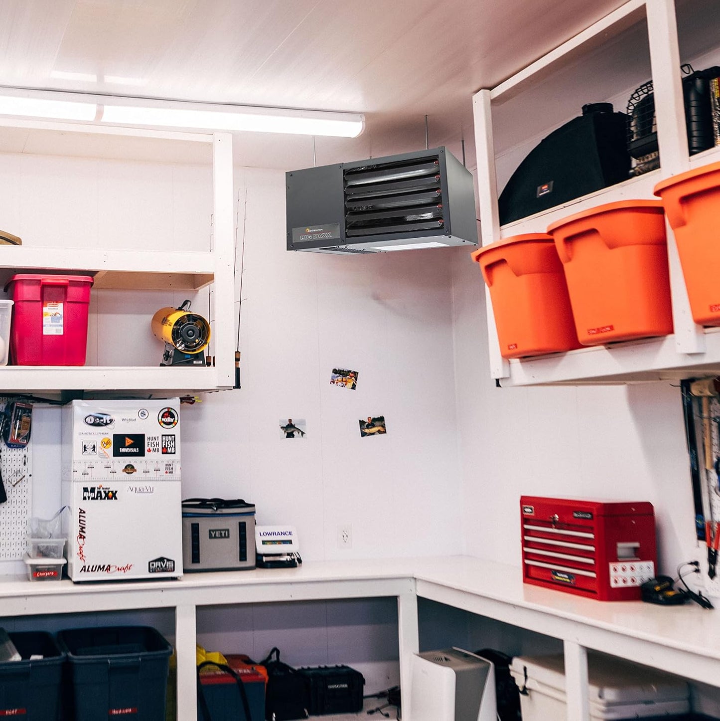 NEW W/DMG - Mr. Heater F260550 Big Maxx MHU50NG Natural Gas Unit Heater, Black