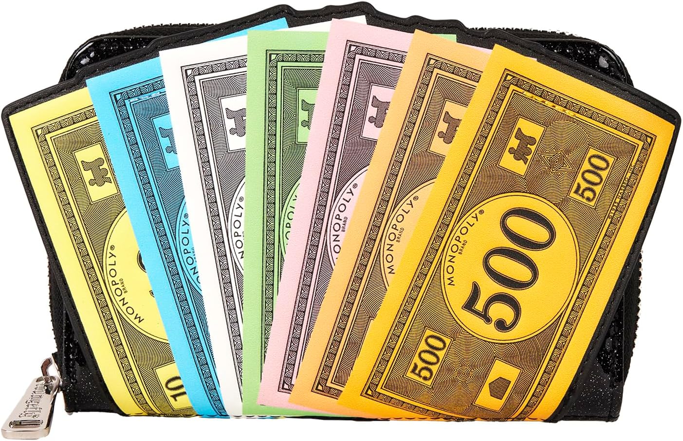 Loungefly Hasbro Monopoly Money Zip Around Wallet