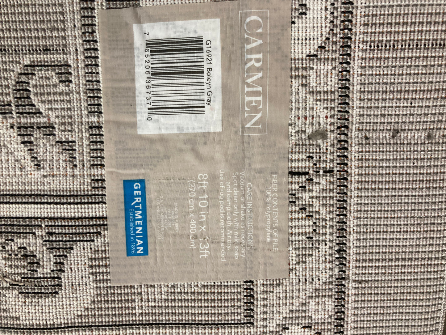 z NEW - Costco - Carmen Rug Collection, Boleyn 8'8" x 13' - Retail $299 Default Title