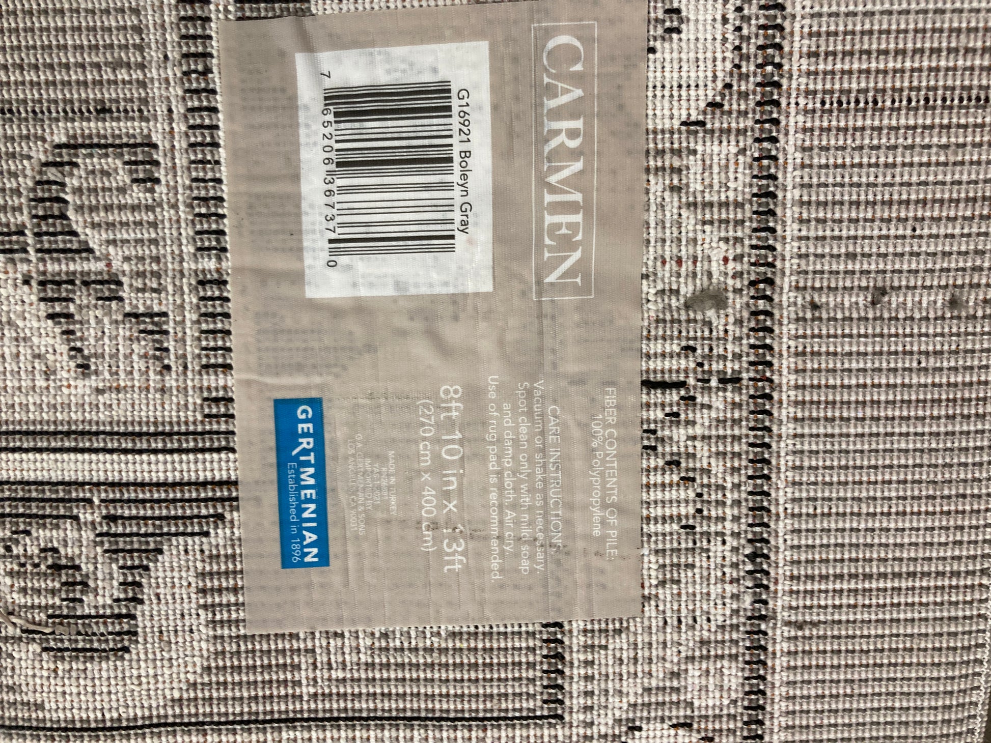 z NEW - Costco - Carmen Rug Collection, Boleyn 8'8" x 13' - Retail $299 Default Title