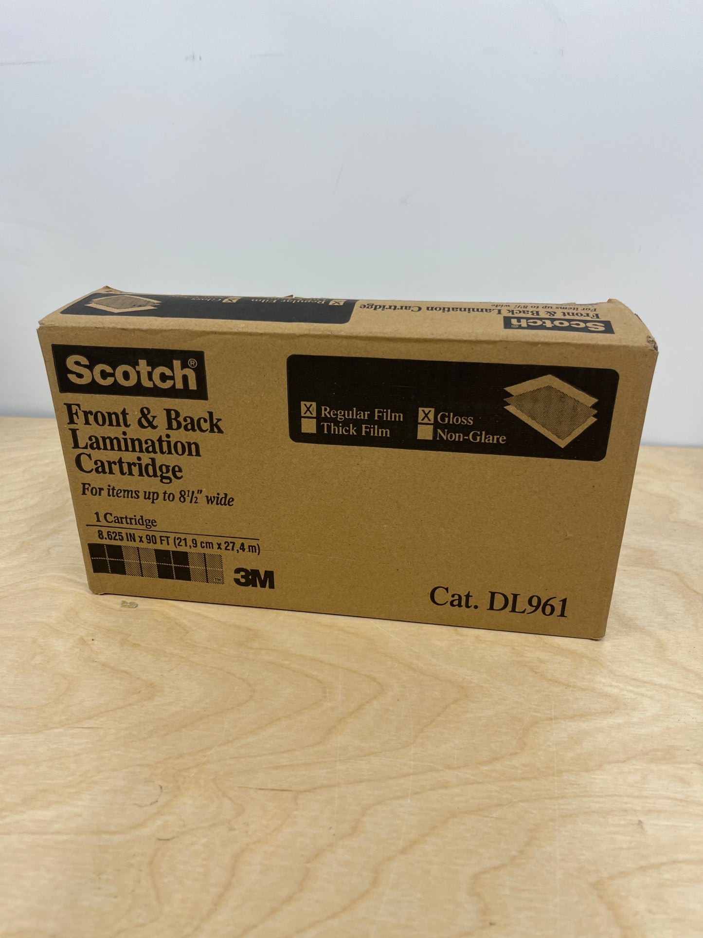 Scotch DL961 Dual Laminate Refills, 5.4mil, 9-Inch x90-Ft, Gloss - Retail $0