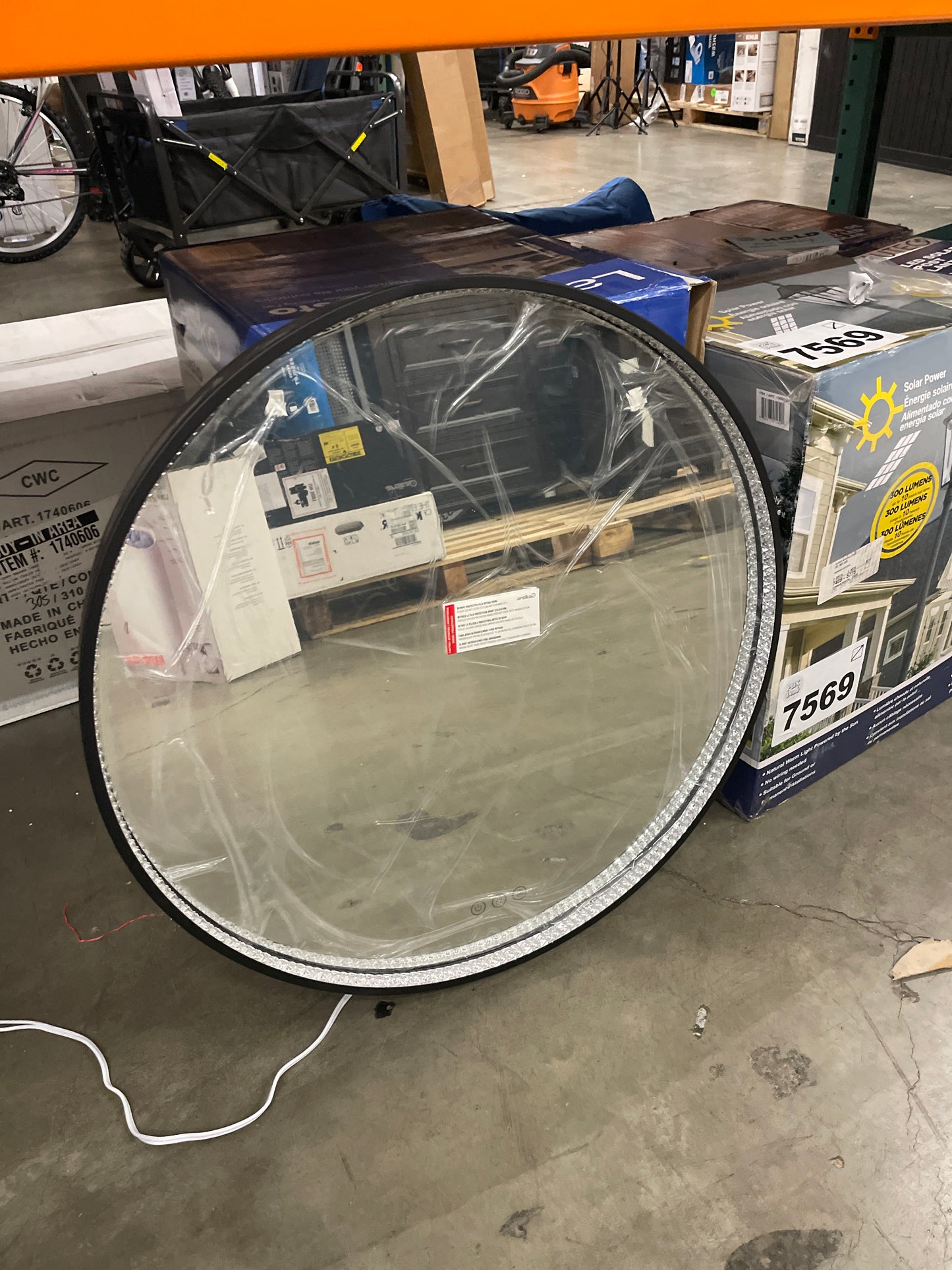 NEW - Artika Romy 28" LED Lighted Wall Mirror with Defogger - Retail $90