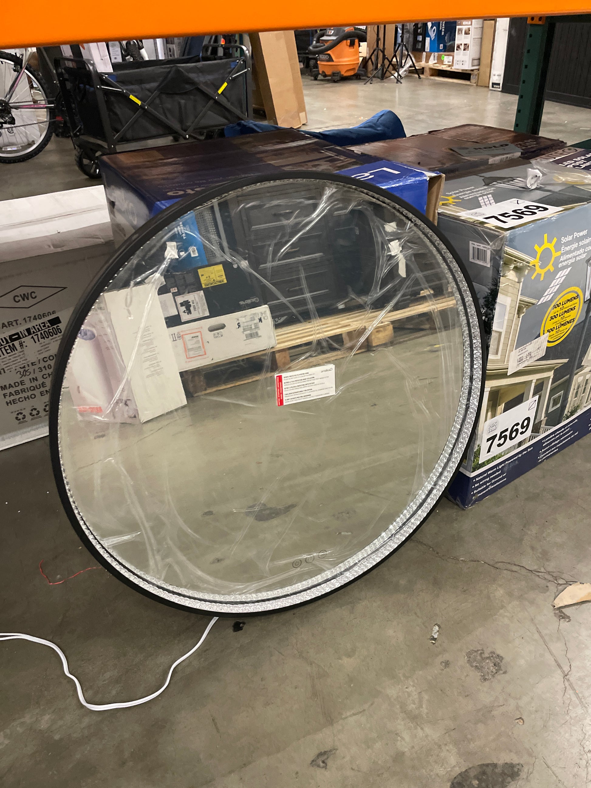 NEW - Artika Romy 28" LED Lighted Wall Mirror with Defogger - Retail $90