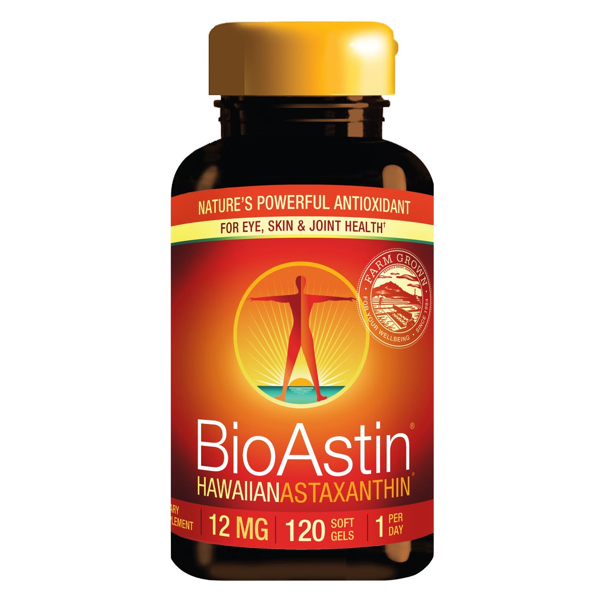 NEW - BioAstin Hawaiian Astaxanthin 12 mg, 120 Softgels