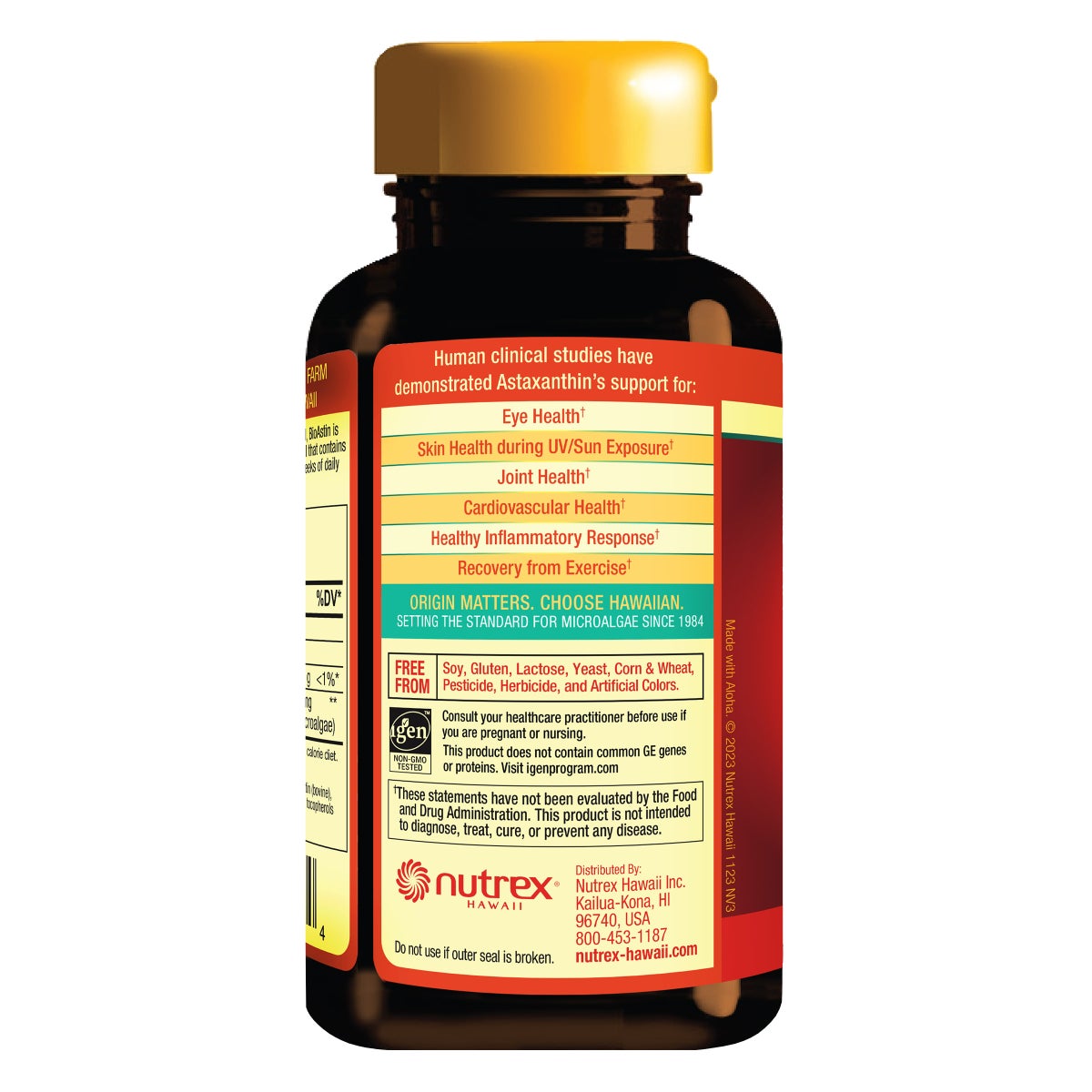 NEW - BioAstin Hawaiian Astaxanthin 12 mg, 120 Softgels