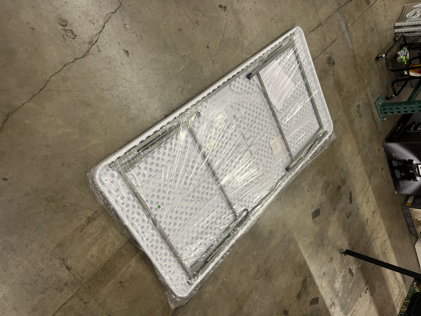 Flash Furniture Paige 4.93' Classroom Activity Table for School and Home, Heavy-Duty Rectangular Plastic Activity Table for Kids, White - Retail $72