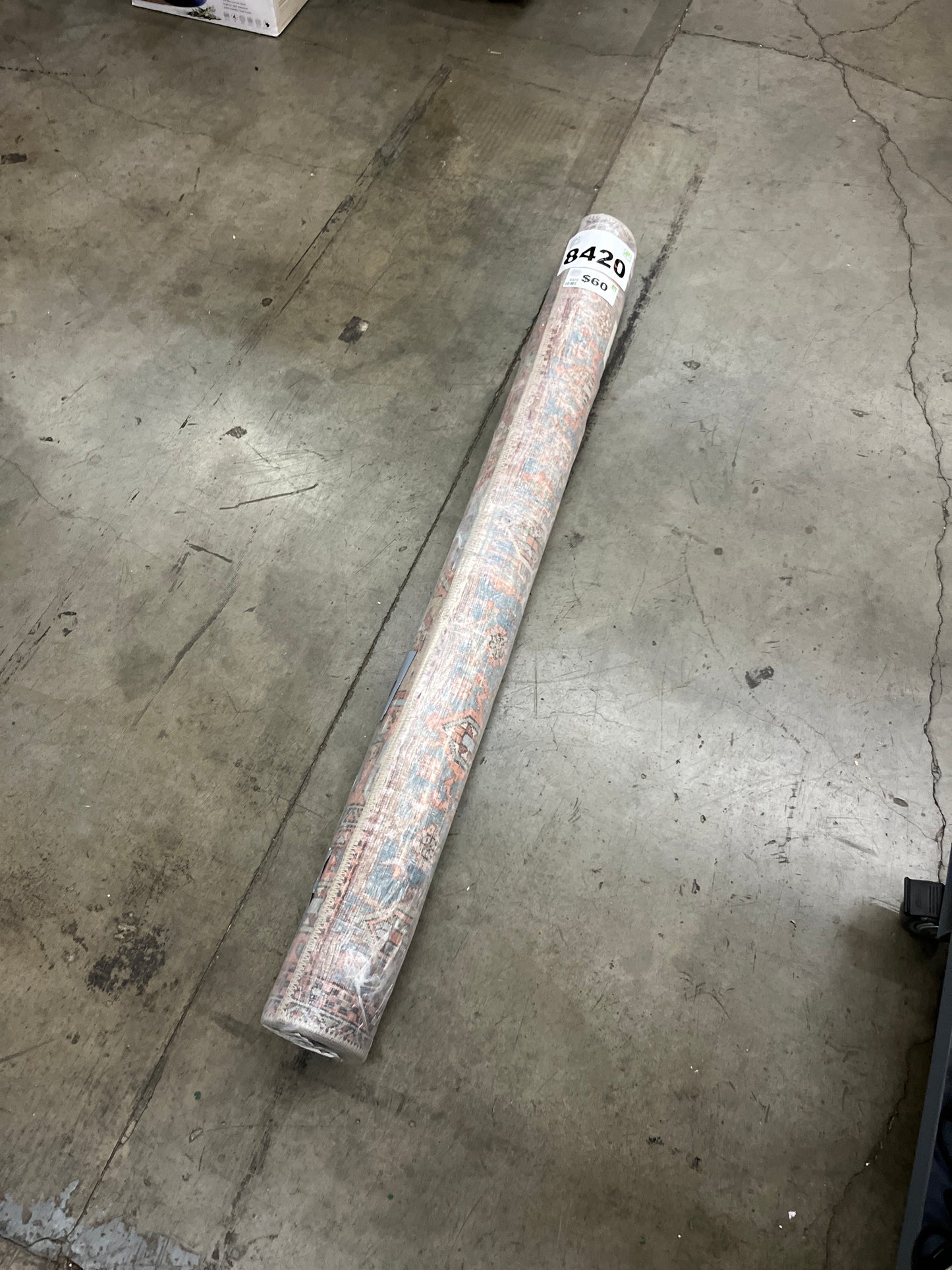 Livabliss Romaine Vintage Medallion Area Rug, 5'3" x 7'6", Orange - Retail $64