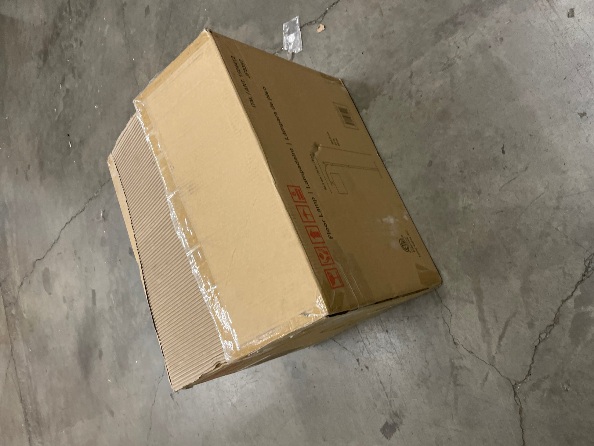 EVERETT FLOOR LAMP BRONZE - Retail $119