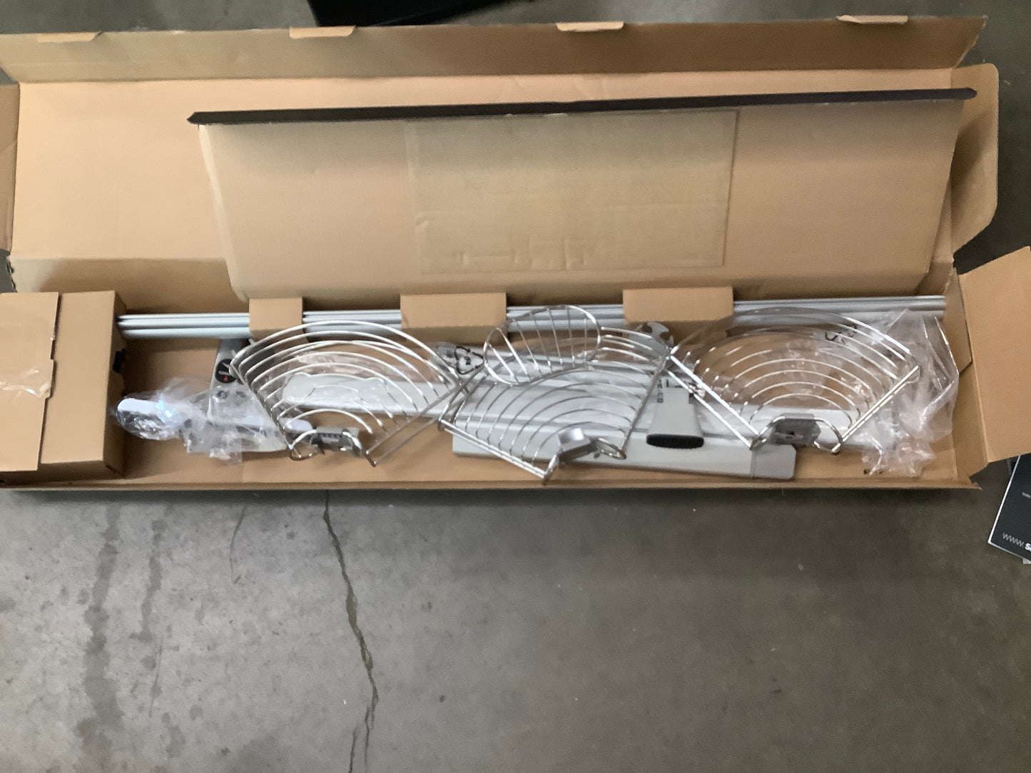 Simplehuman 8’ Tension Shower Caddy and Foldaway Squeegee - Retail $99 Default Title