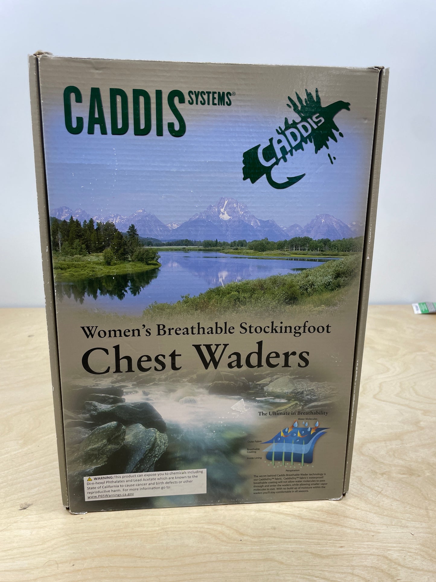 Caddis womens CaddisWomen's Breathable Stockingfoot Chest Wader - Retail $101