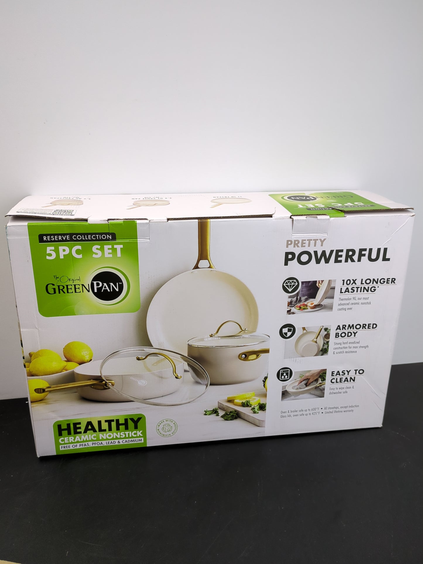 GREENPAN RESERVE 5PC - Retail $134