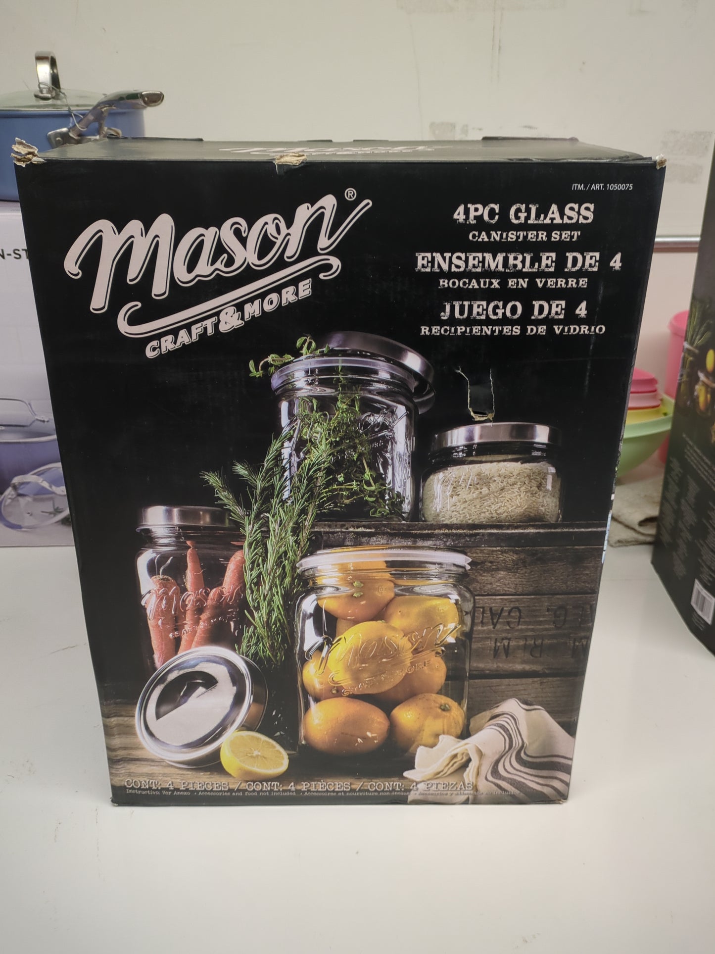 TTU 4PC OVERSIZED MASON - Retail $21