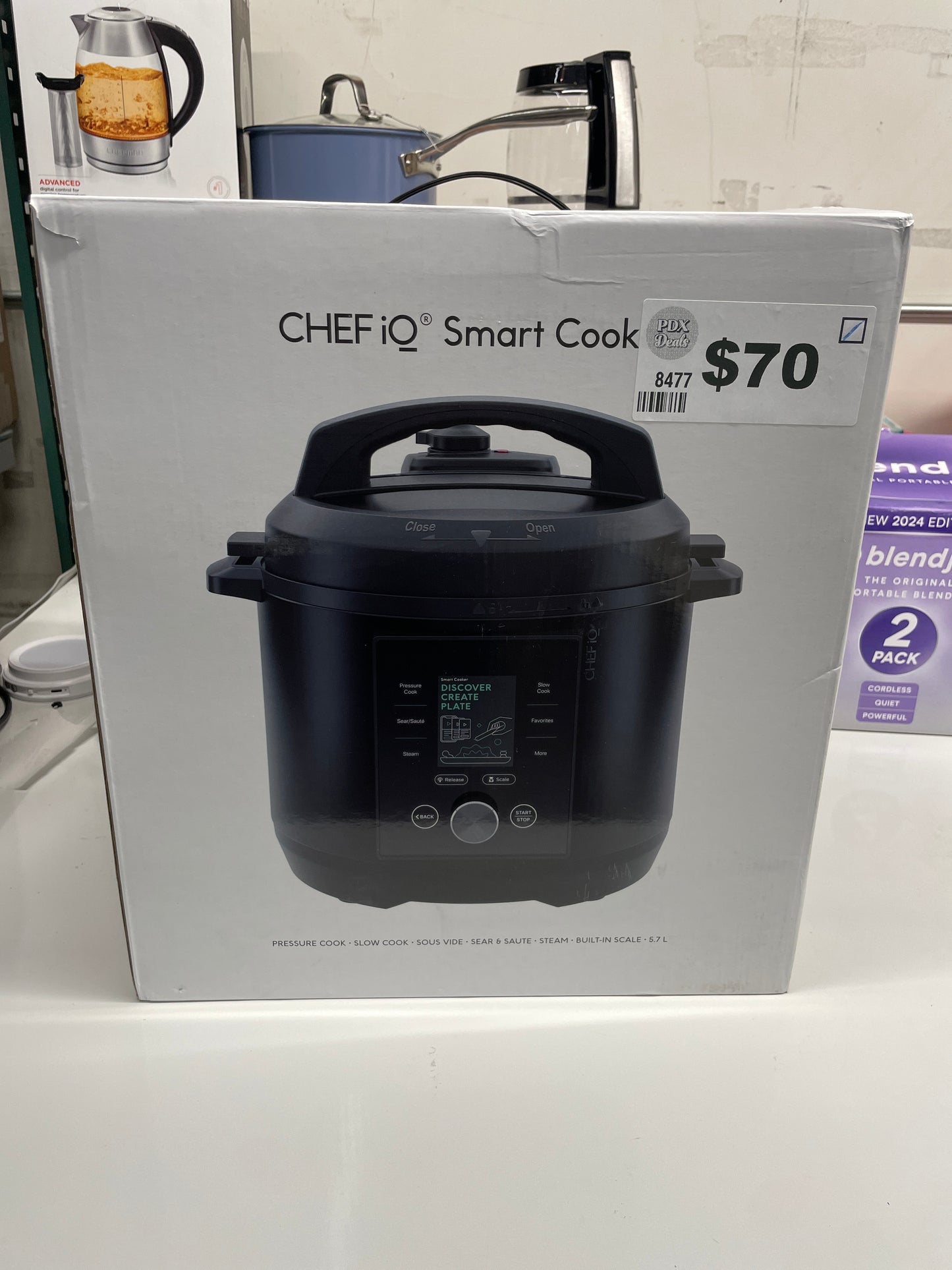 CHEFMAN IQ SMART COOKER - Retail $139