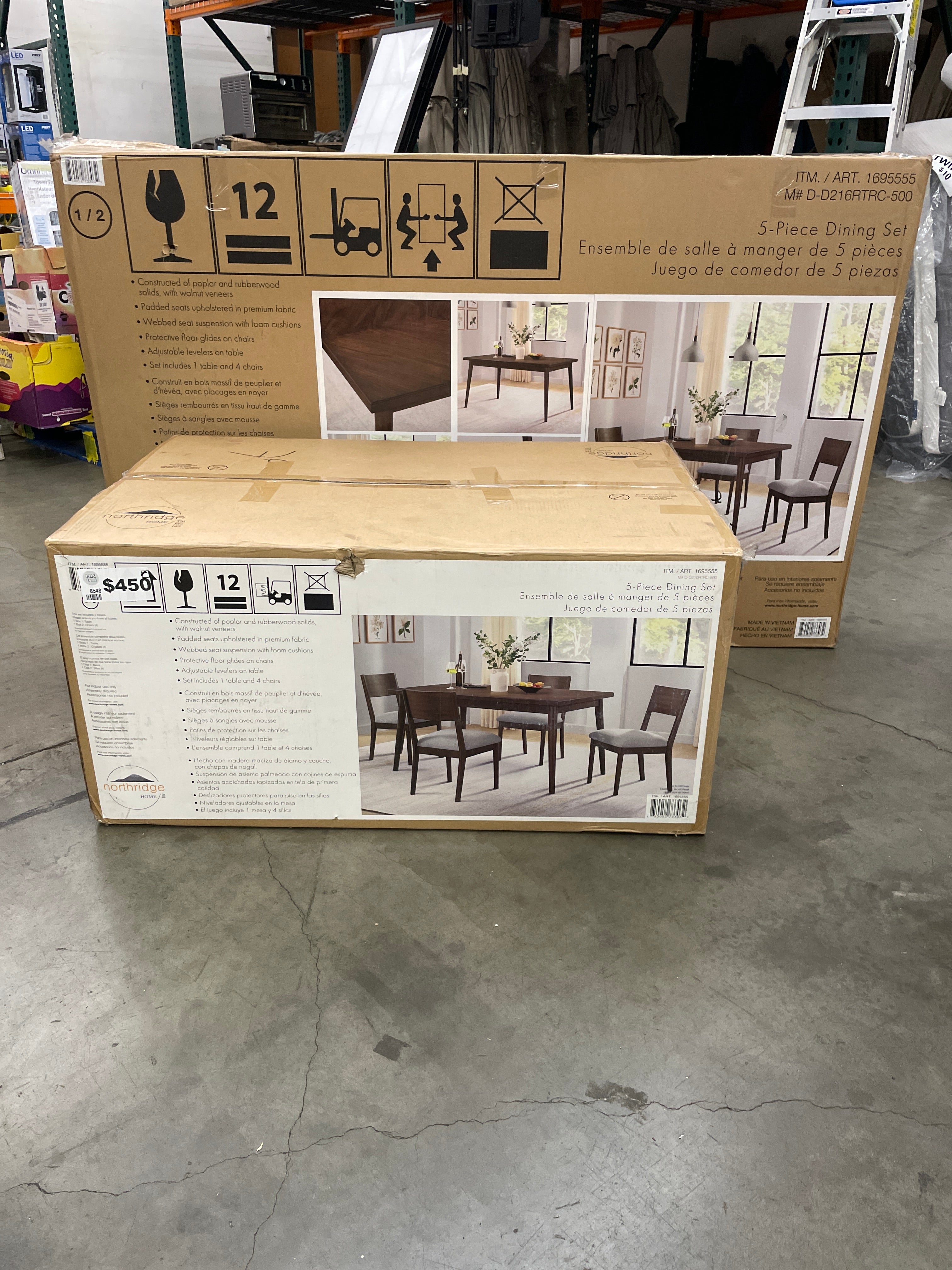 NEW - Clare Valley 5-piece Dining Table Set – PDX Deals