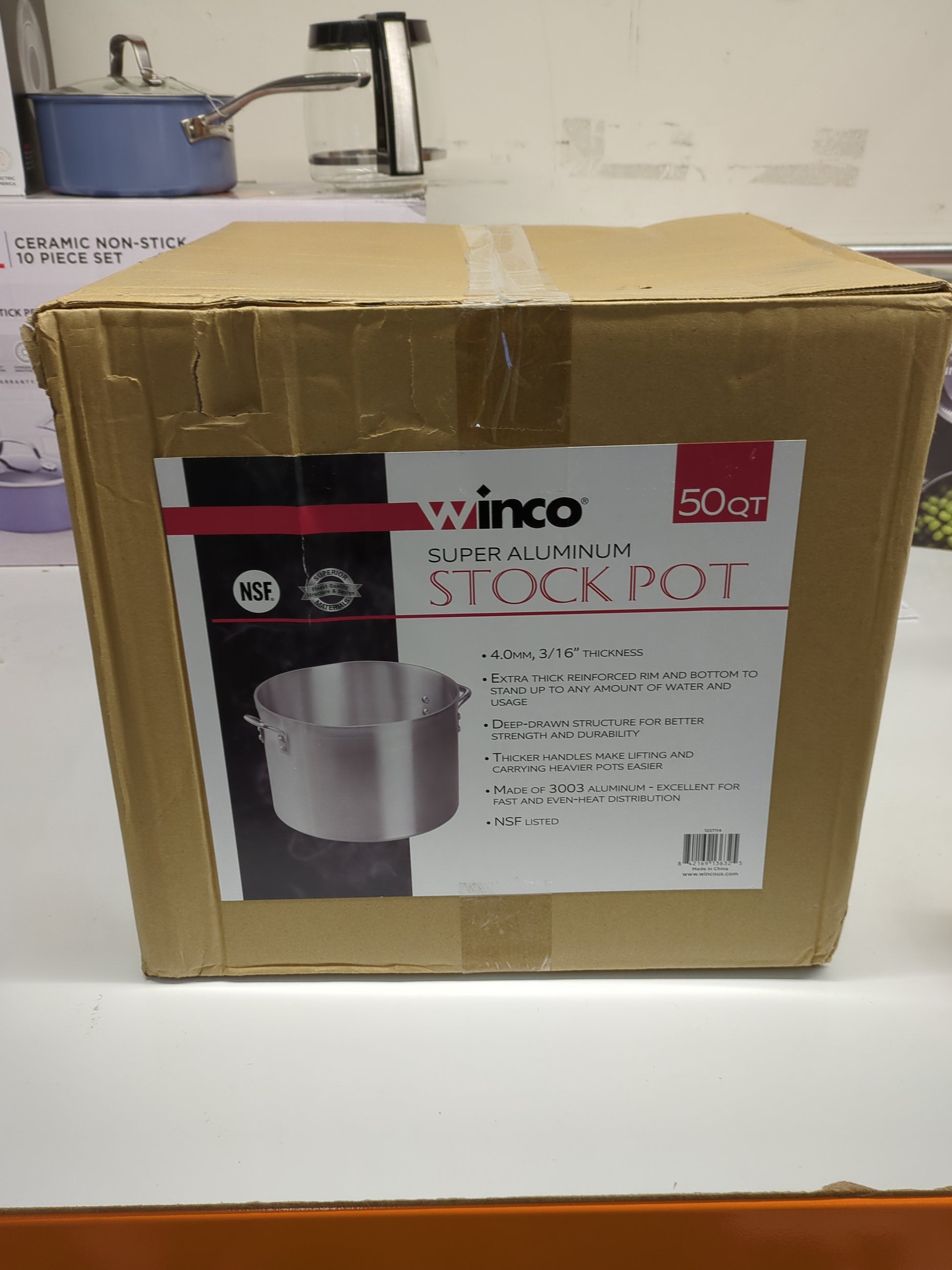WINCO 50QT STOCK POT - Retail $59