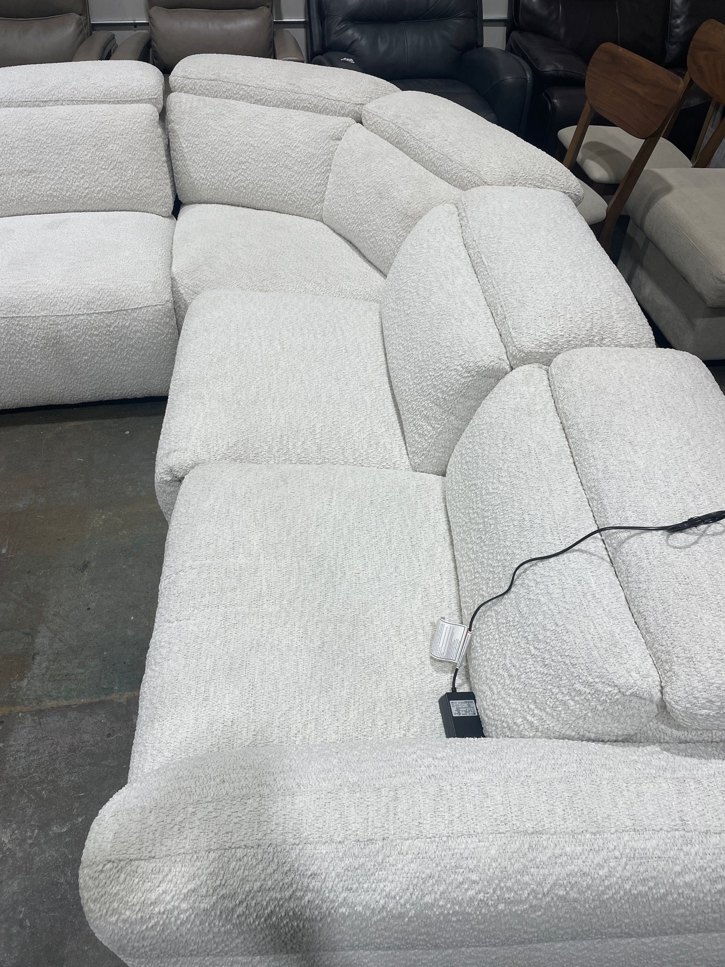 Monroe 6-piece Fabric Power Reclining Sectional with Power Headrests