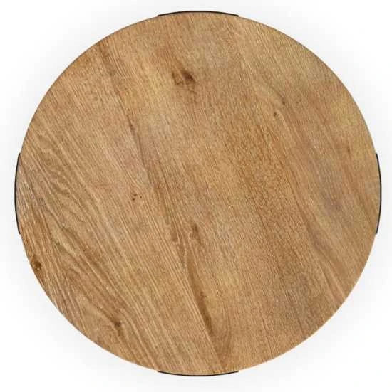 NEW - Flexsteel® Millwork Black/Umber Round End Table