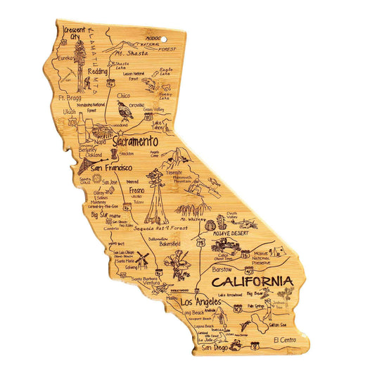 Totally Bamboo Destination California Bamboo Serving and Cutting Board
