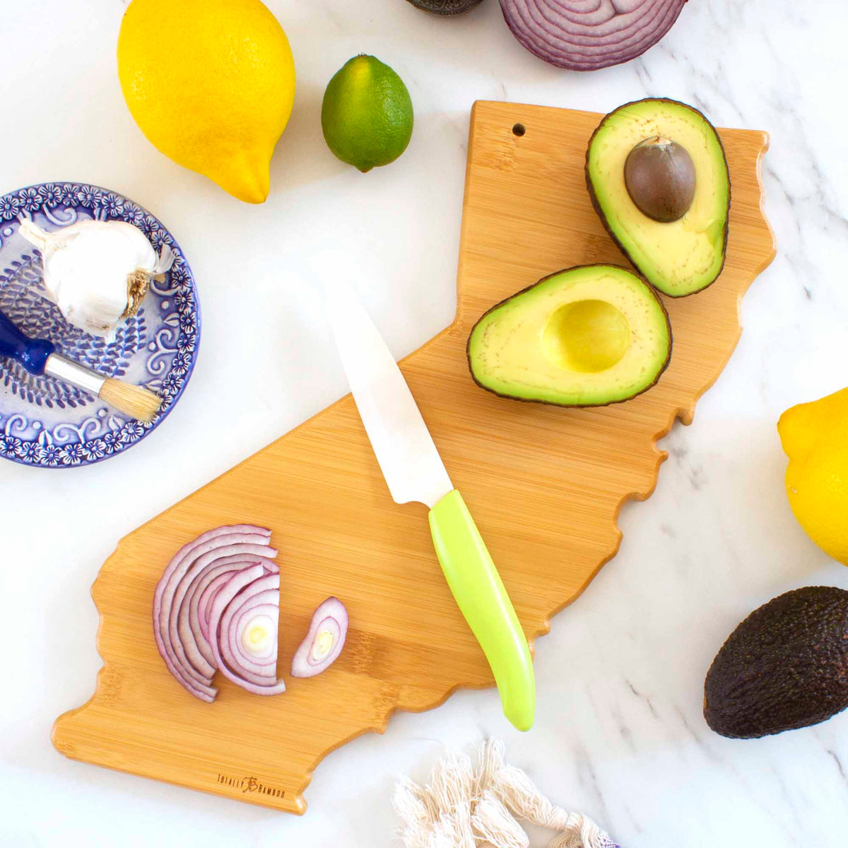 Totally Bamboo Destination California Bamboo Serving and Cutting Board