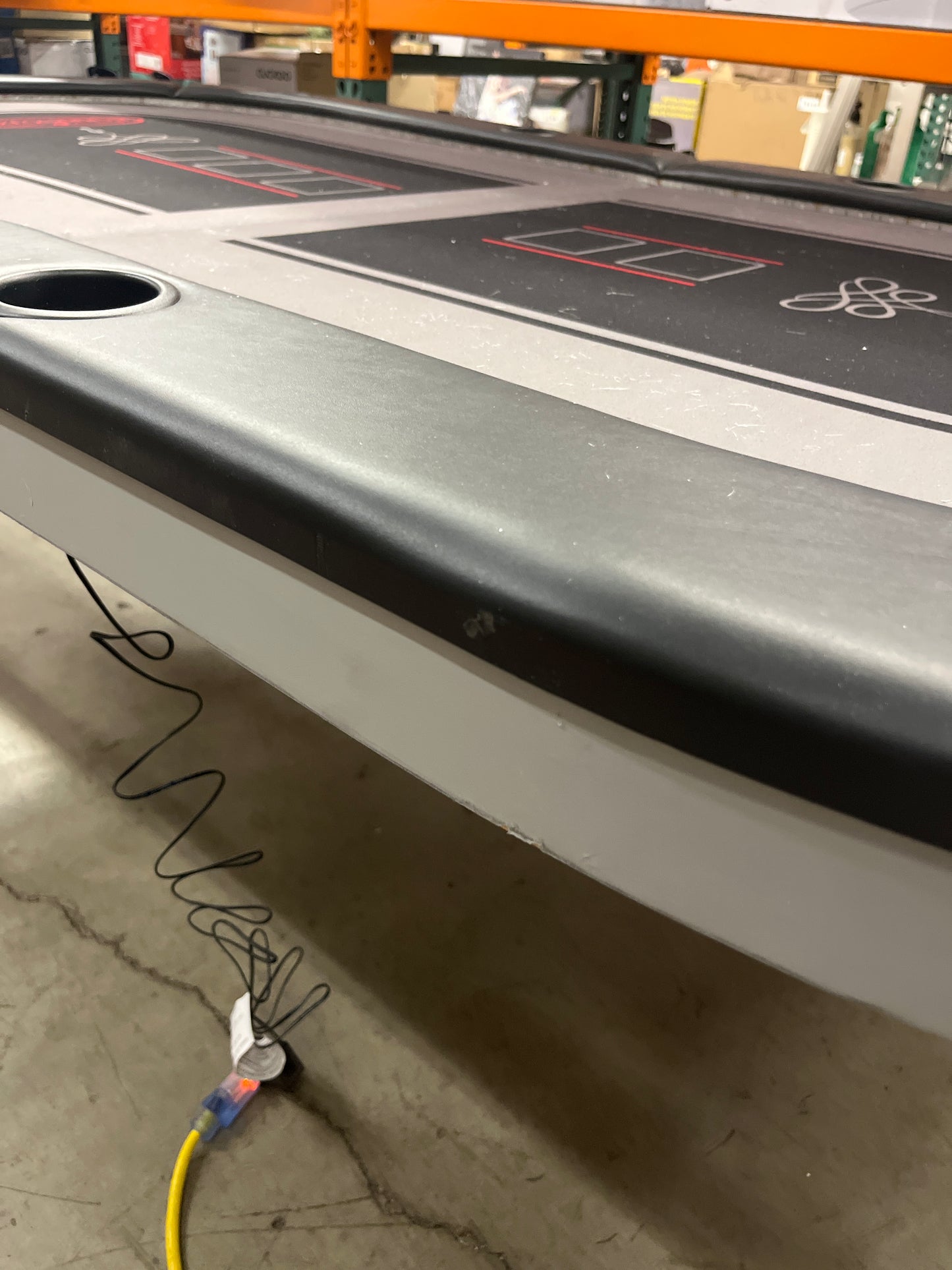 Barrington 10-player Poker Table with LED Lights - Retail $329