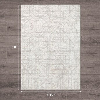 Wyatt & Ash Washable Aria 7.10 ft x 10 ft Area Rug
