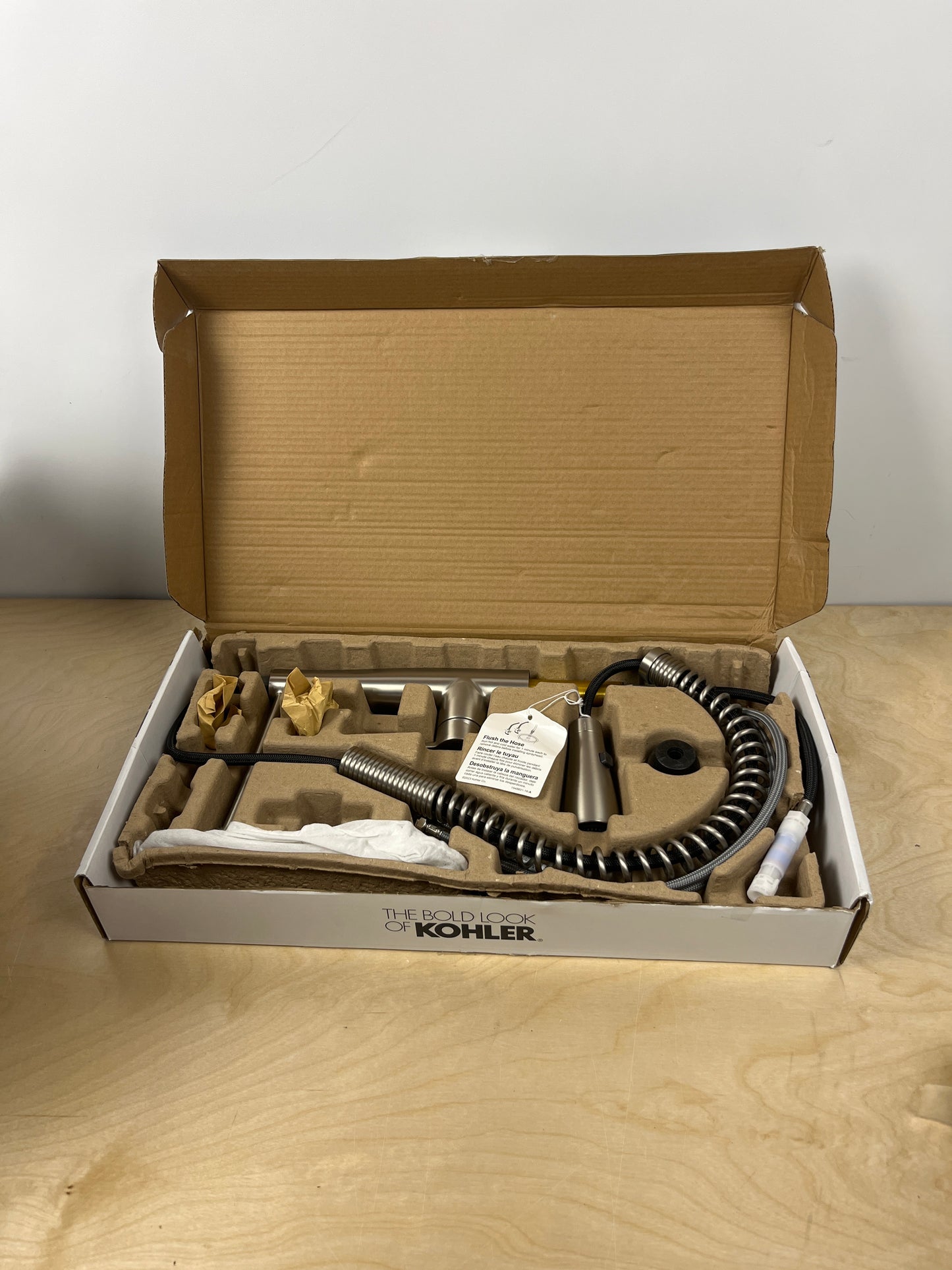 NEW - Kohler Vind Semi-Professional Pull-Down Kitchen Sink Faucet