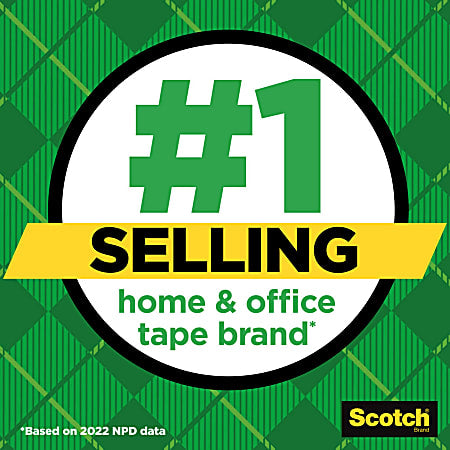 Scotch® Magic™ Tape, Invisible, 3/4 x 1000 in, 12 Tape Rolls, Clear, Back to School Supplies, College Supplies, and Teacher Supplies