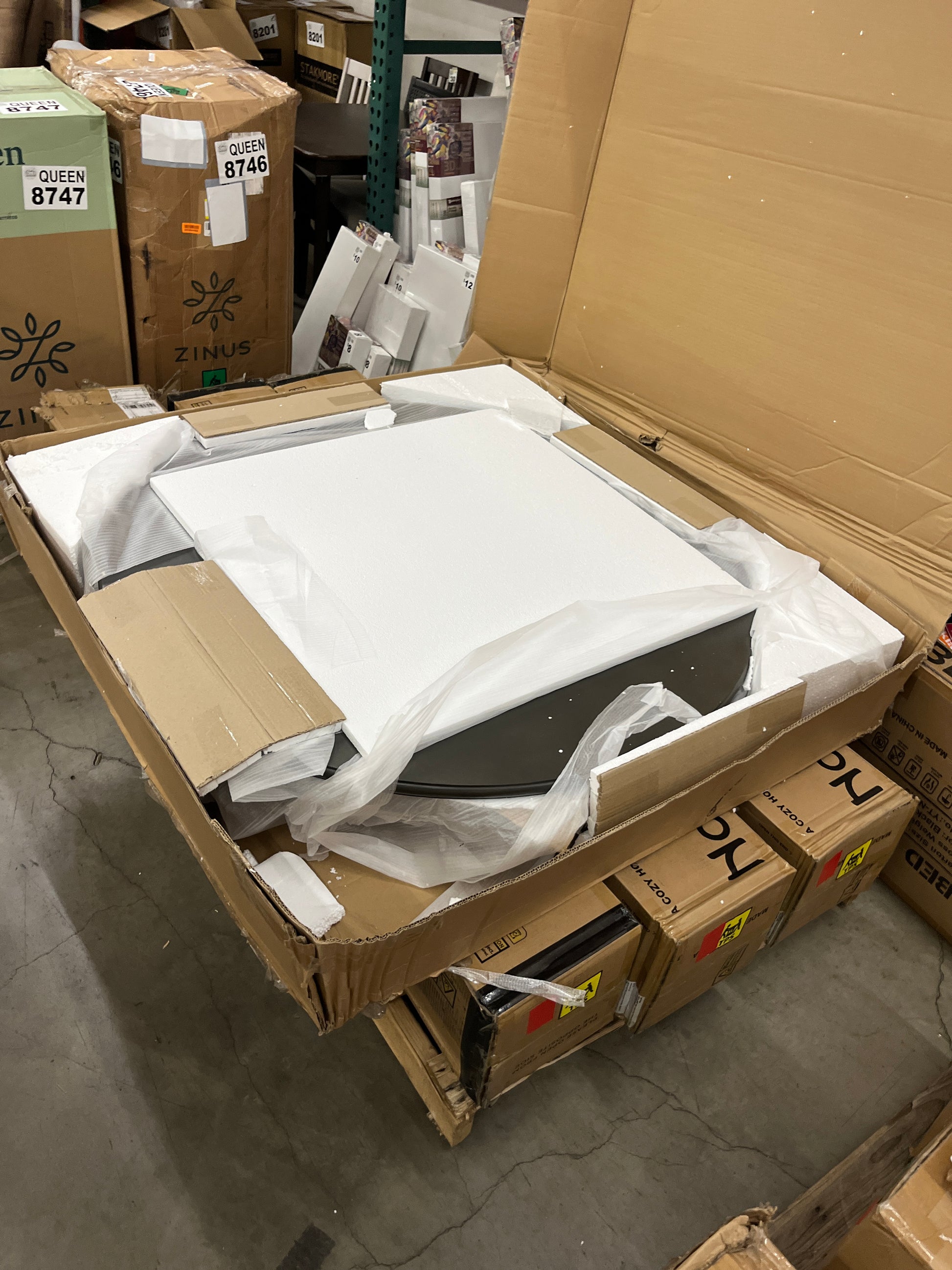 Sunset Trading Vegas Dining and Poker Table, 2 in 1 Game, Gray/Black/Off-white - Retail $1443