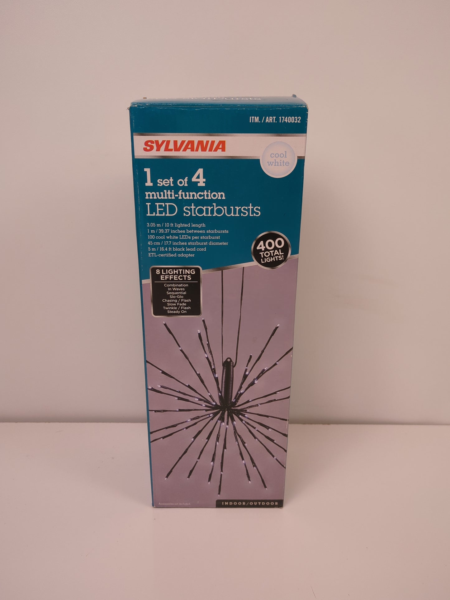 SYLVANIA SET OF 4 STAR - Retail $26