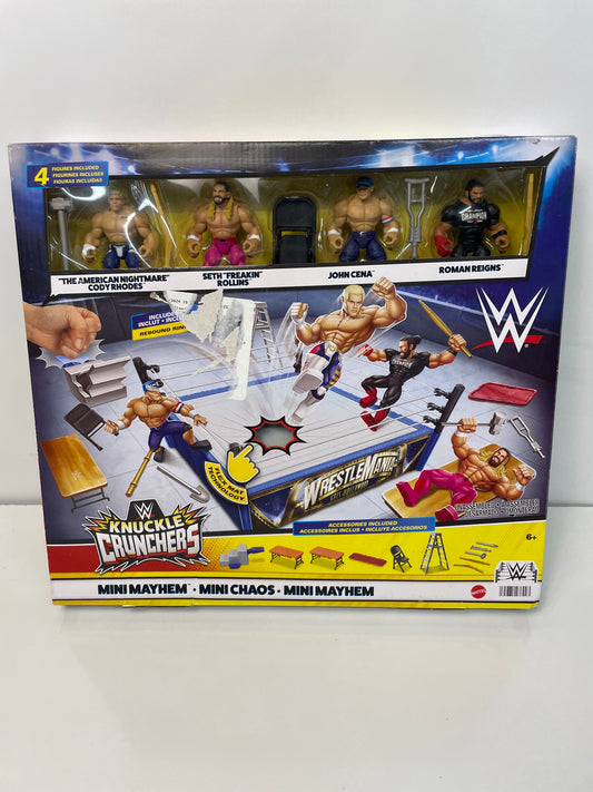 WWE KNUCKLE CRUNCHERS - Retail $29