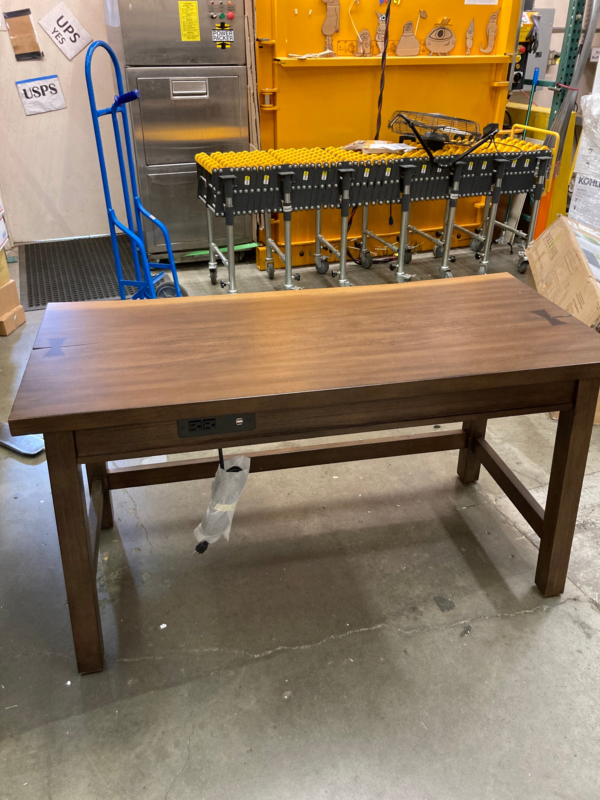 NEW - Costco - Whitley 54" Live Edge Writing Desk - Retail $299 Default Title