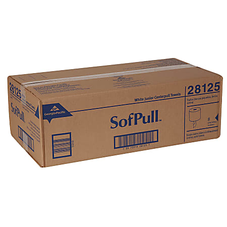 SofPull® Premium Jr. Cap. 28125 1-Ply Paper Towels, 275 Per Roll, Pack Of 8 Rolls