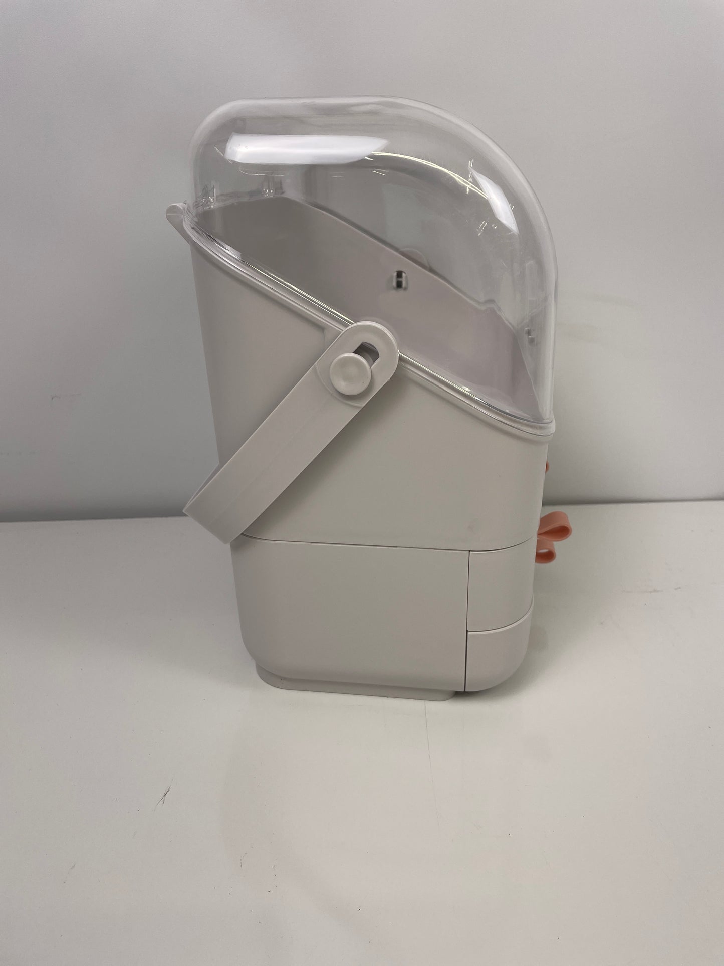 BRUUN Skin Care Cosmetic Storage Bin â€“ A Large White Colored Dust and Water Proof Makeup Box with a Fully Open Lid & Drawers to Hold Brushes, Lotions, etc. for Countertop, Vanity, and Bathroom Dresser - Retail $79